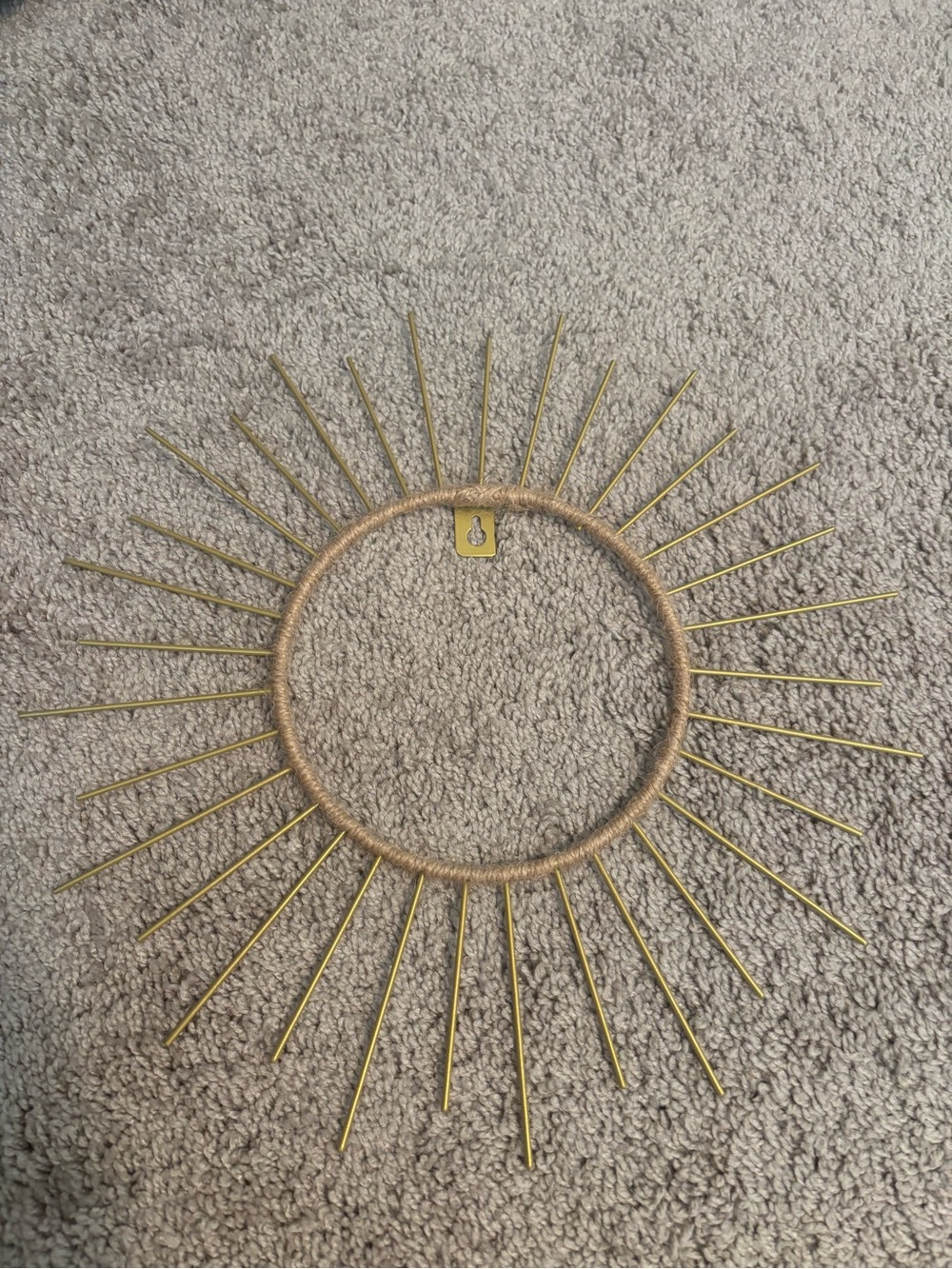 Gold Sunburst Wall Decor - Brand